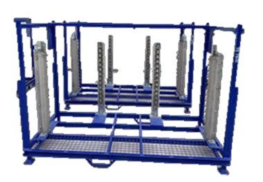 Industrial handling rack